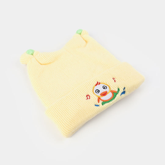 Baby Winter Cap/Hat  Duck Embroidered | 6M+