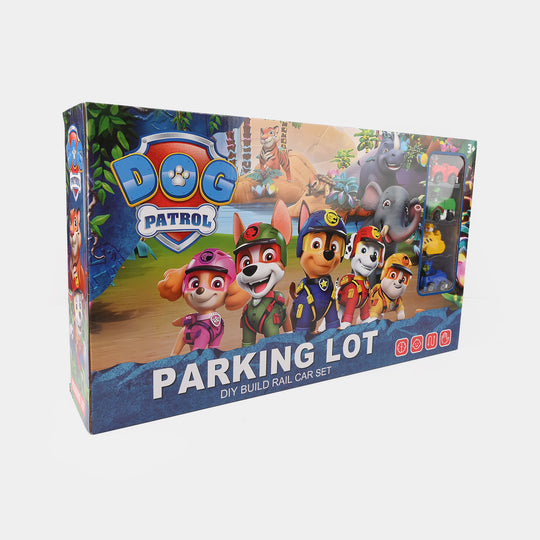 Parking Lot DIY Build Rail Car Set – 4 Car Playset