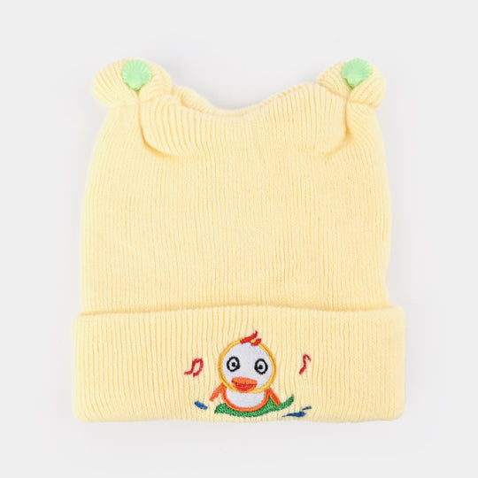 Baby Winter Cap/Hat  Duck Embroidered | 6M+