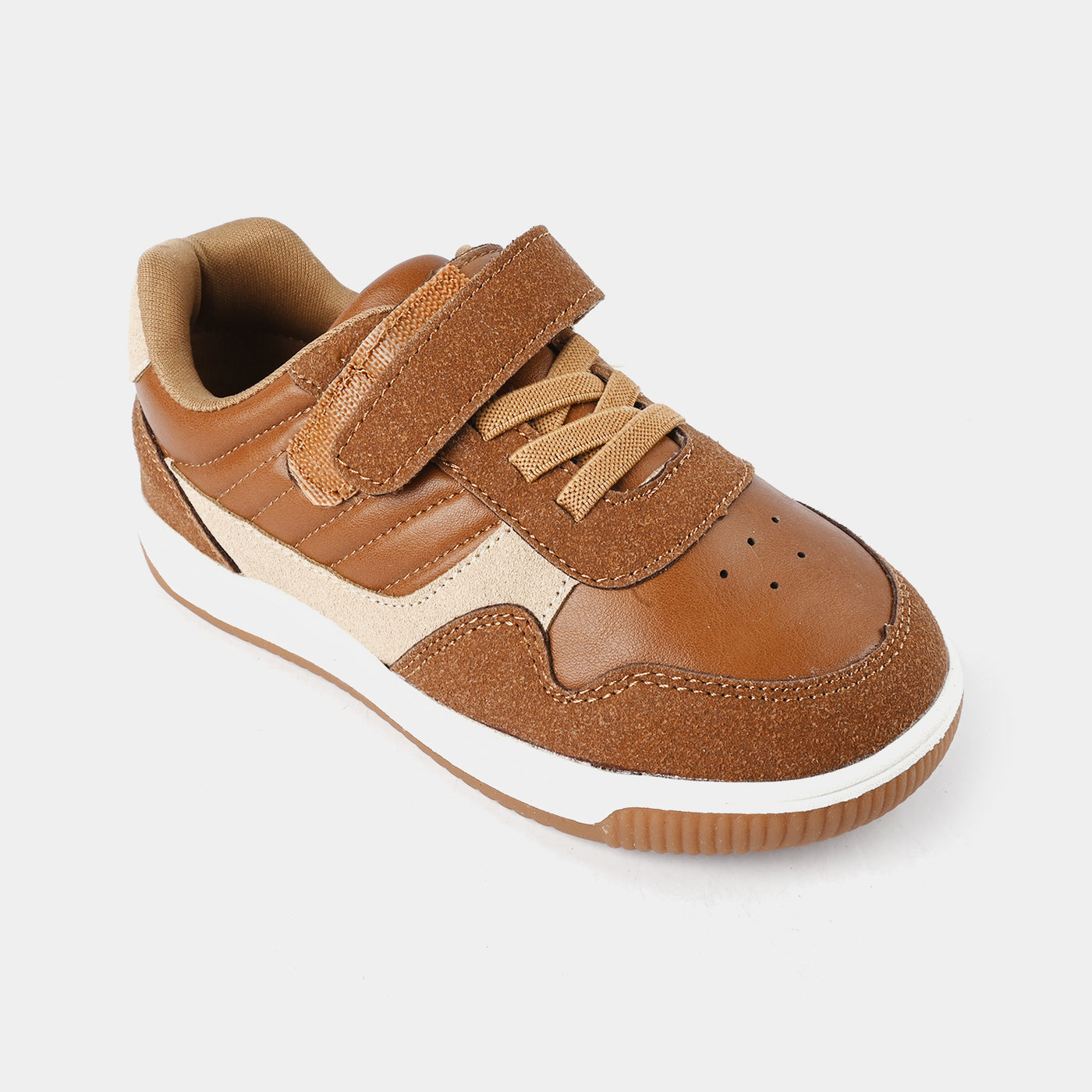 Boys Sneaker H619-D1-Camel/Beige