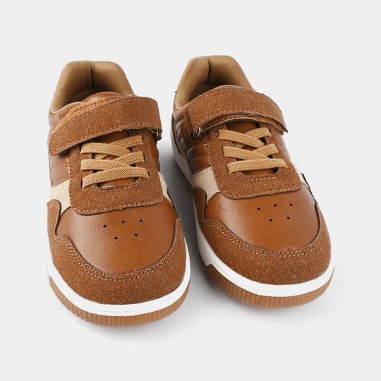 Boys Sneaker H619-D1-Camel/Beige