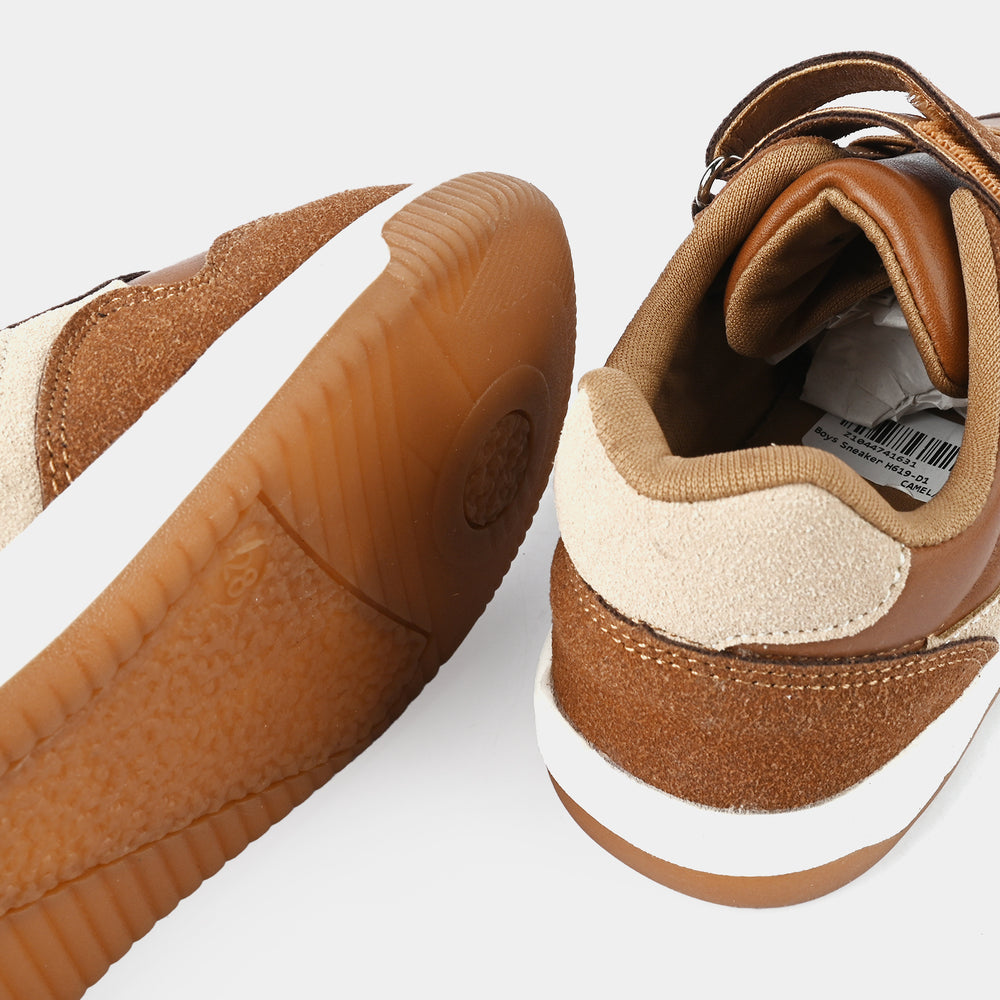 Boys Sneaker H619-D1-Camel/Beige