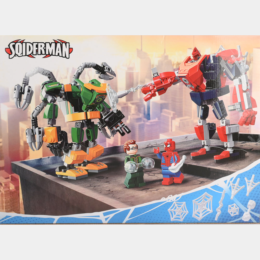 Superhero Mech Battle Building Blocks Set