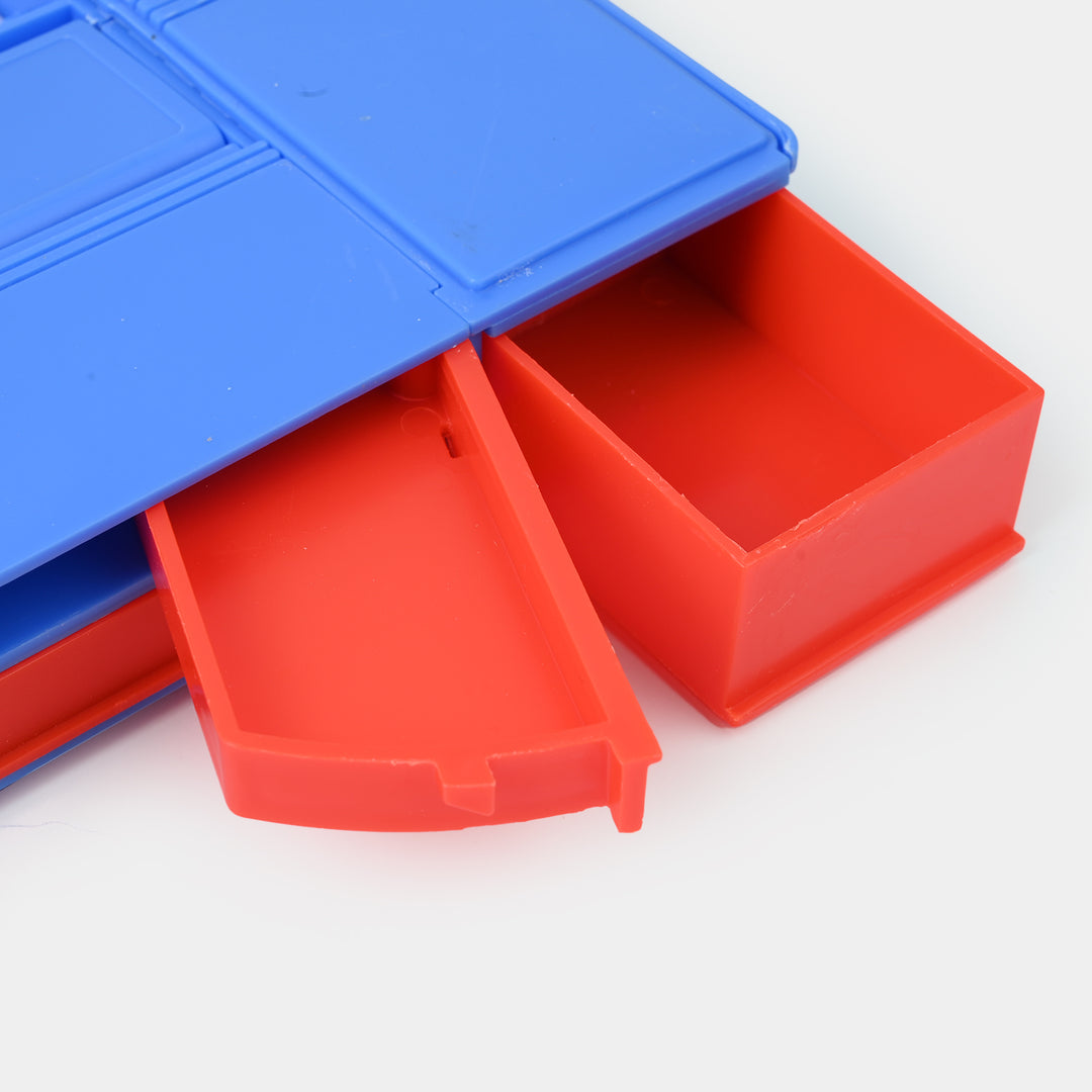 Multi-Compartment Magnetic Jumbo Pencil Box