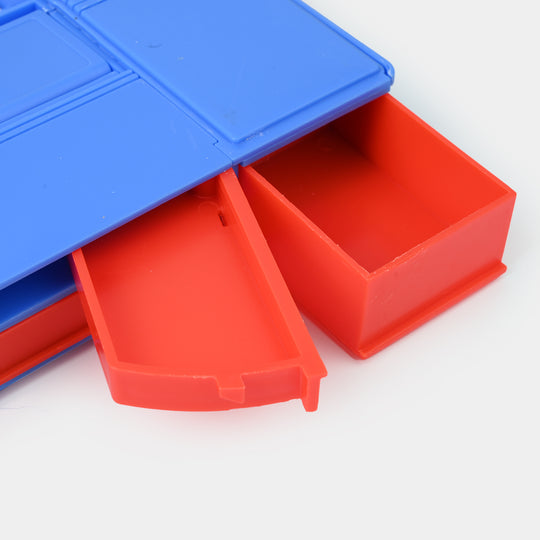 Multi-Compartment Magnetic Jumbo Pencil Box