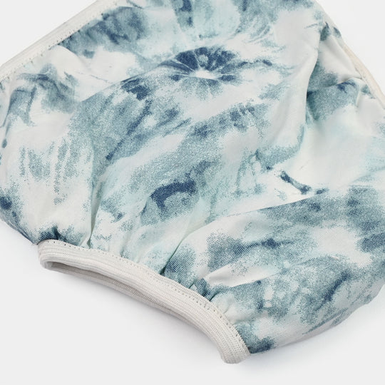 Towel Cotton Panty 3-6M Blue Print