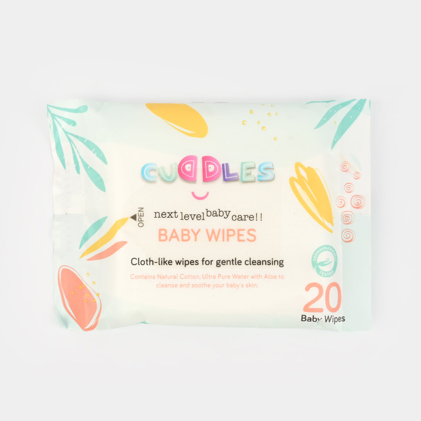 Cuddles Next Level Baby Wet Wipes- 20 PCs