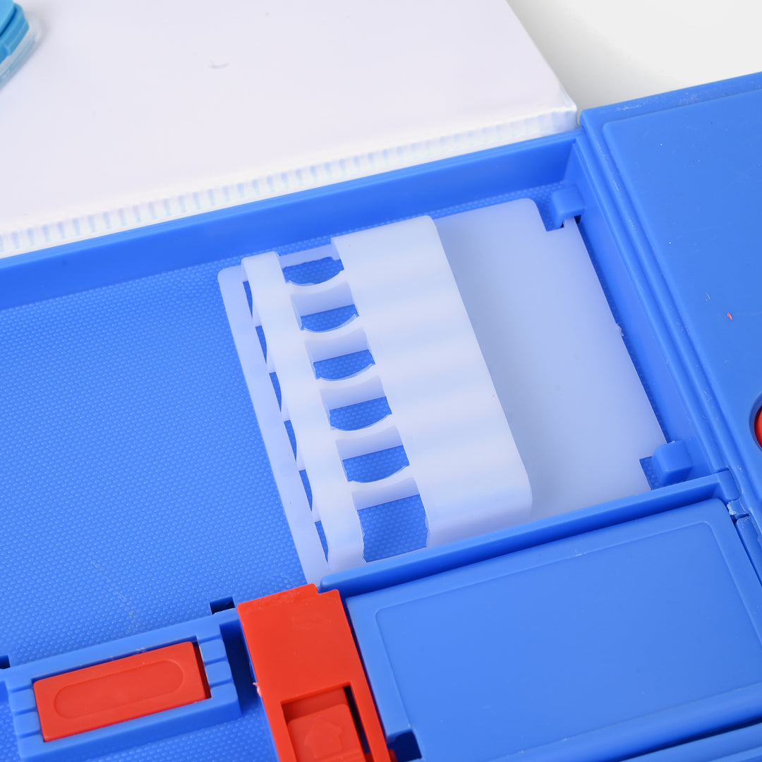 Multi-Compartment Magnetic Jumbo Pencil Box