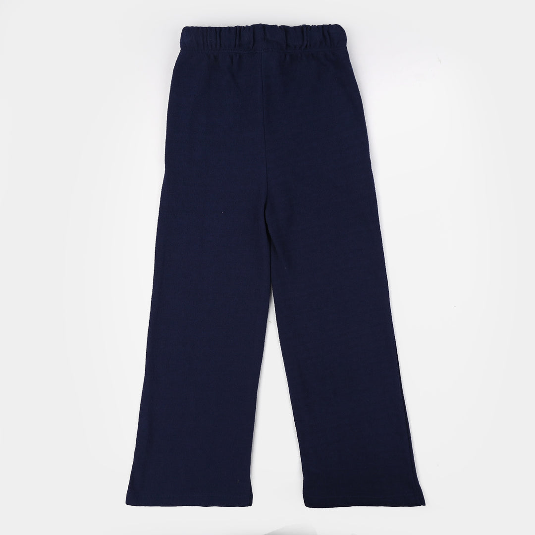 Girls Pyjama (Basic) – Navy Blue