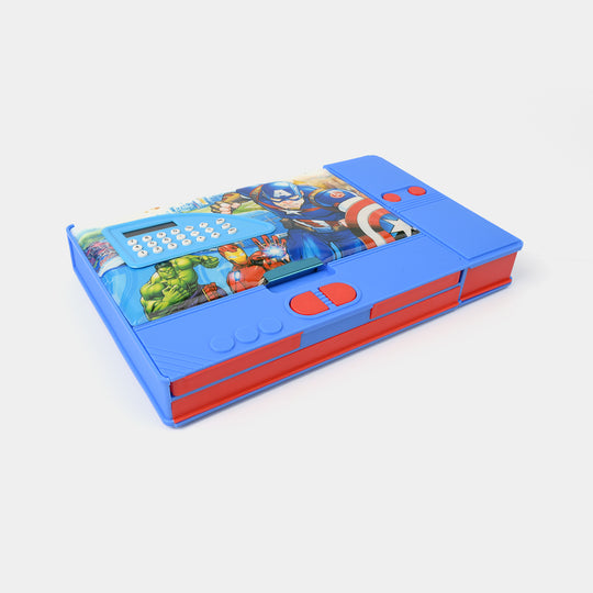 Multi-Compartment Magnetic Jumbo Pencil Box