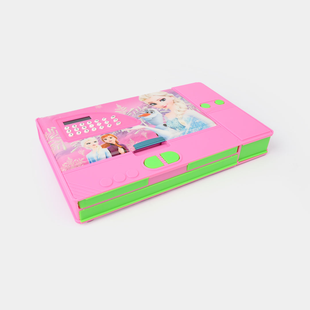 Multi-Compartment Magnetic Jumbo Pencil Box