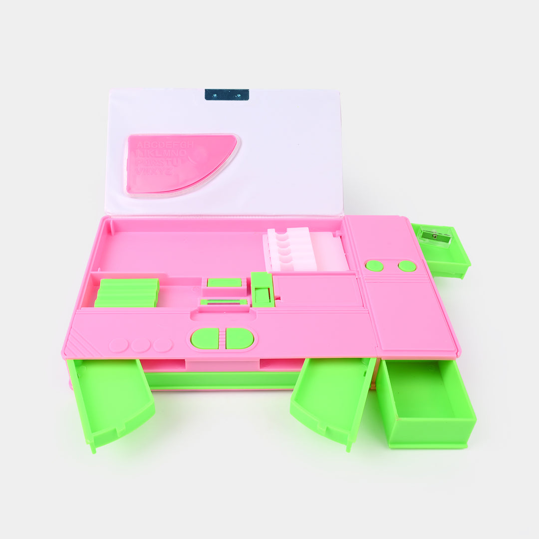 Multi-Compartment Magnetic Jumbo Pencil Box