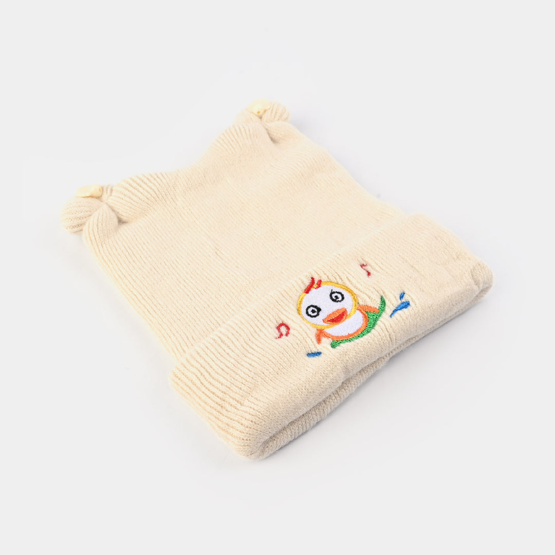 Baby Winter Cap/Hat  Duck Embroidered | 6M+