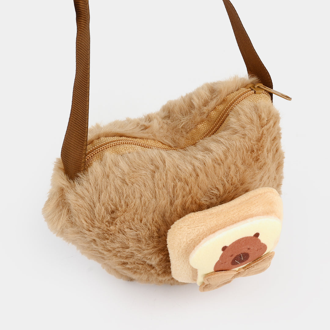 Mini Fluffy Plush Crossbody Bag