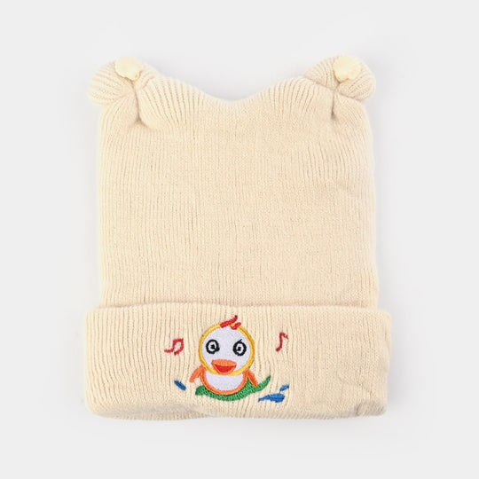 Baby Winter Cap/Hat  Duck Embroidered | 6M+