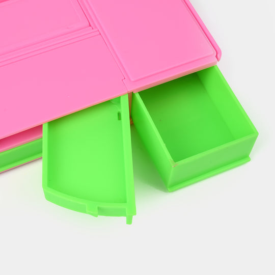 Multi-Compartment Magnetic Jumbo Pencil Box
