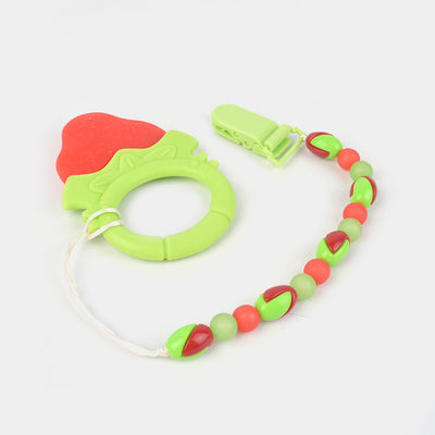 Teether With Chain | Red