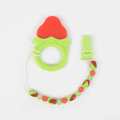 Teether With Chain | Red