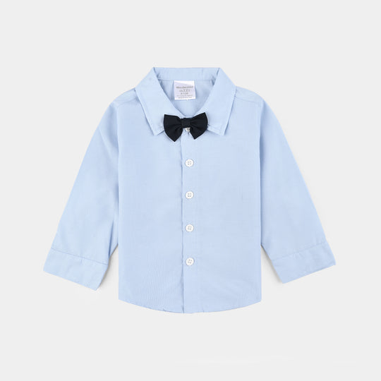 Infant Boys Cotton Interlock Suit-NAVY/BLUE