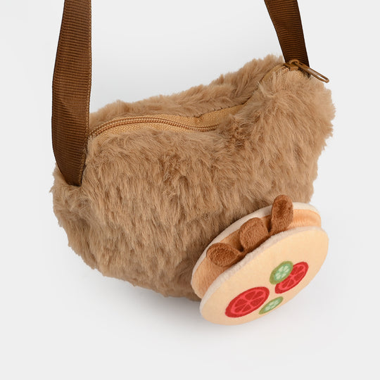 Mini Fluffy Plush Crossbody Bag