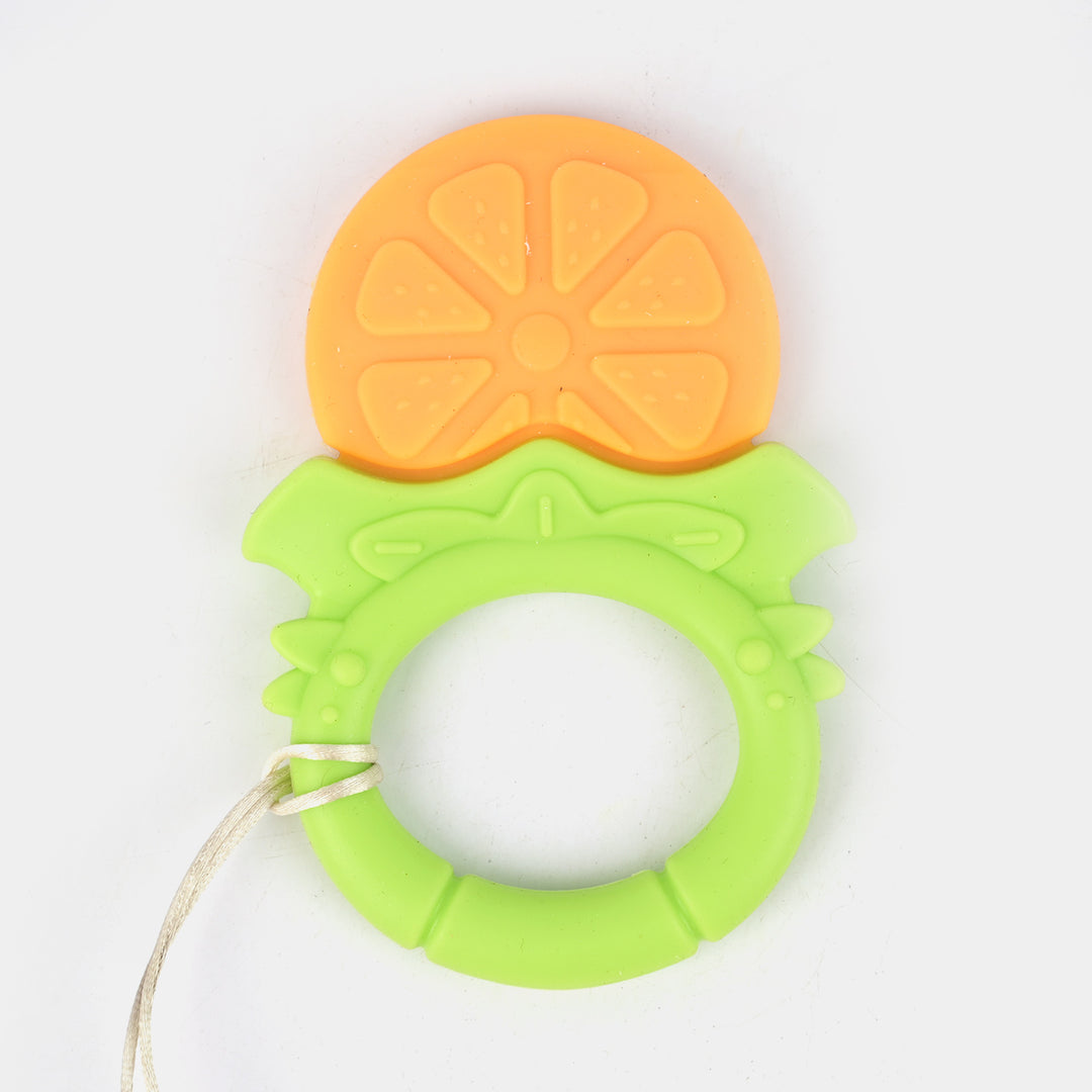 Teether With Chain | ORANGE