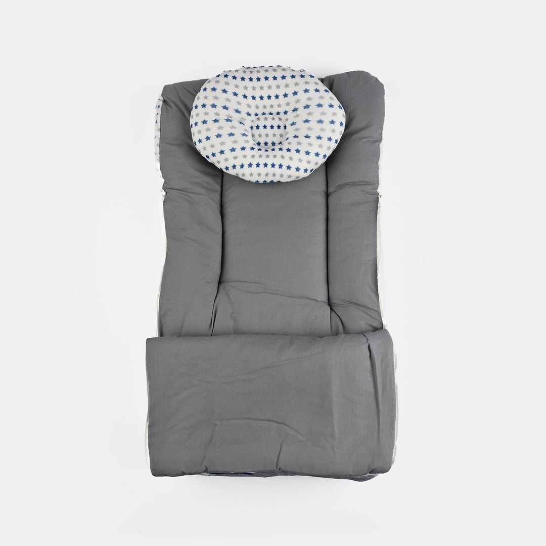 Cute Printed Baby Carry Nest with Head Pillow