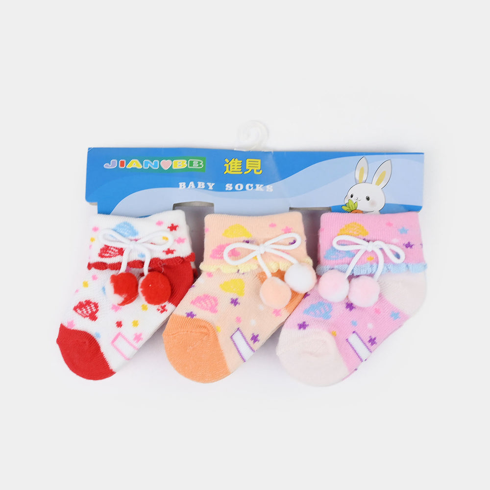 BABY SOCKS PACK OF 3 | 6-12M