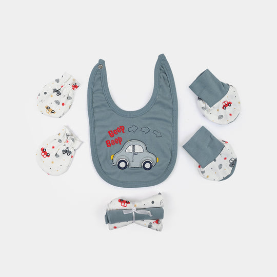 Infant Starter Set 11Pcs Car Faded Denim