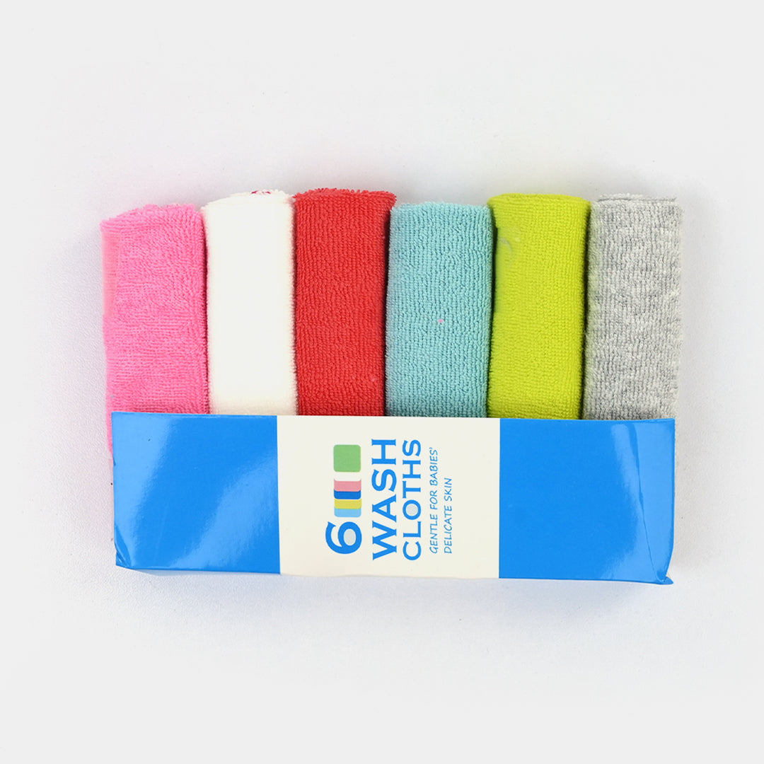 Forever Baby 6Pcs Washcloths Set
