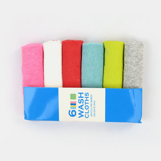 Forever Baby 6Pcs Washcloths Set