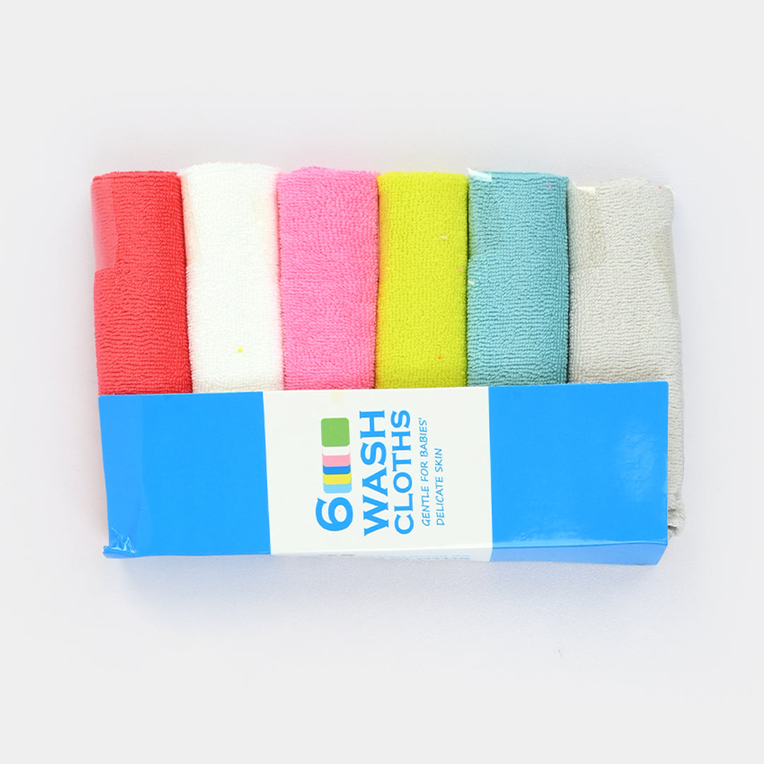 Forever Baby 6Pcs Washcloths Set