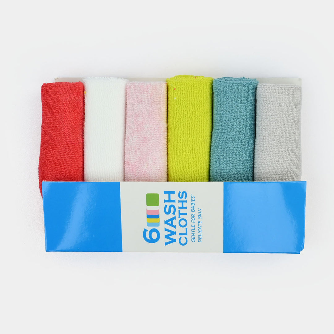 Forever Baby 6Pcs Washcloths Set
