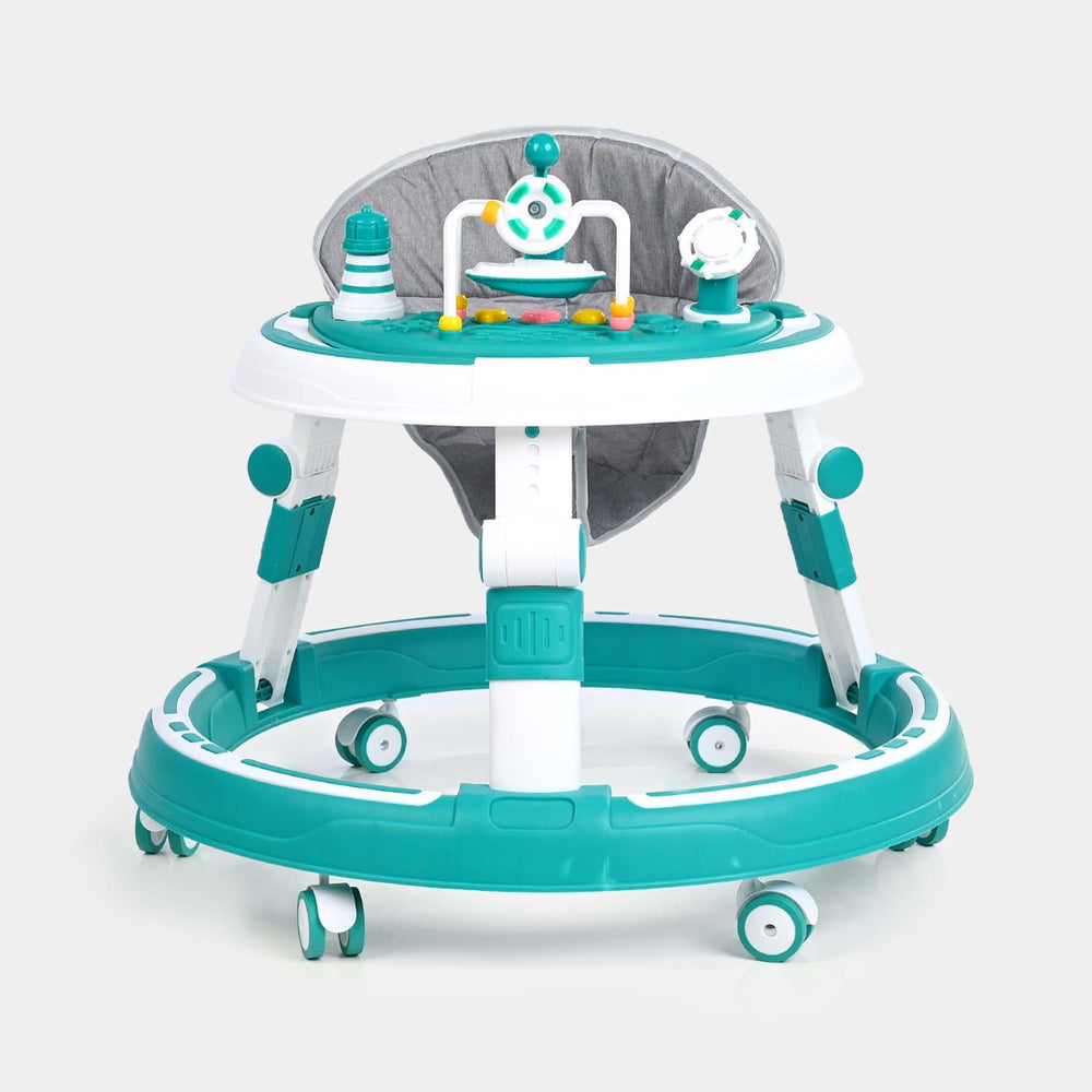 Multifunctional Baby Walker Round Shaped 618 Blue