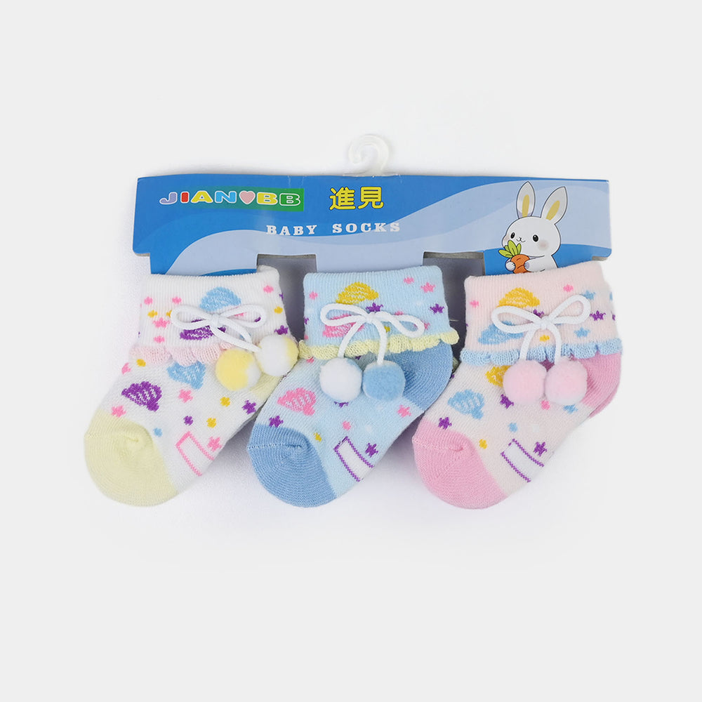 BABY SOCKS PACK OF 3 | 6-12M