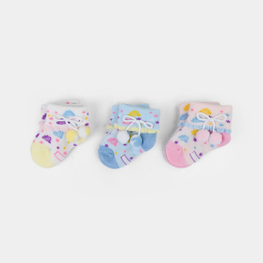 BABY SOCKS PACK OF 3 | 6-12M