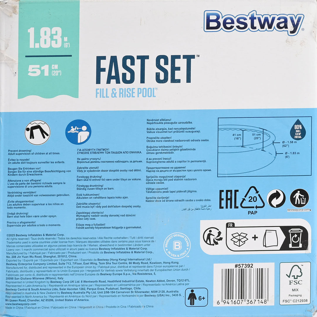 Bestway Swimming Pool B/W For Kids