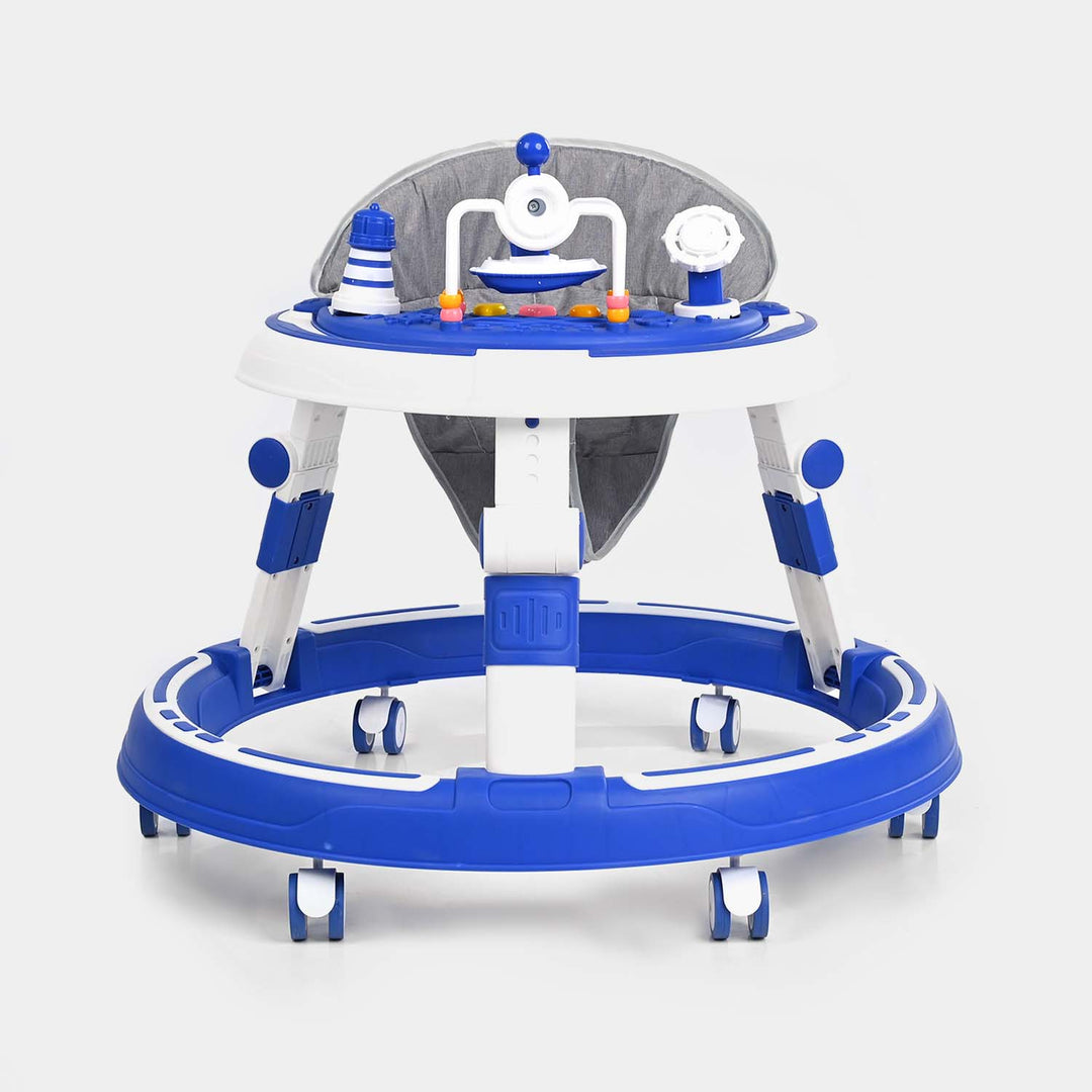 Multifunctional Baby Walker Round Shaped 618 Blue