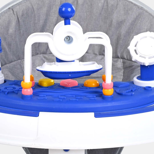 Multifunctional Baby Walker Round Shaped 618 Blue