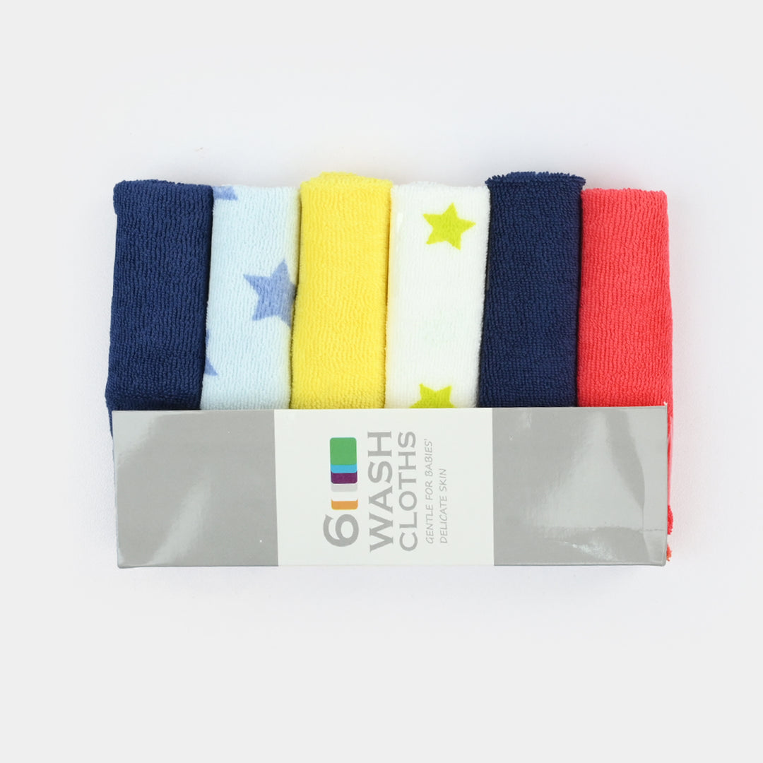 Forever Baby 6Pcs Washcloths Set