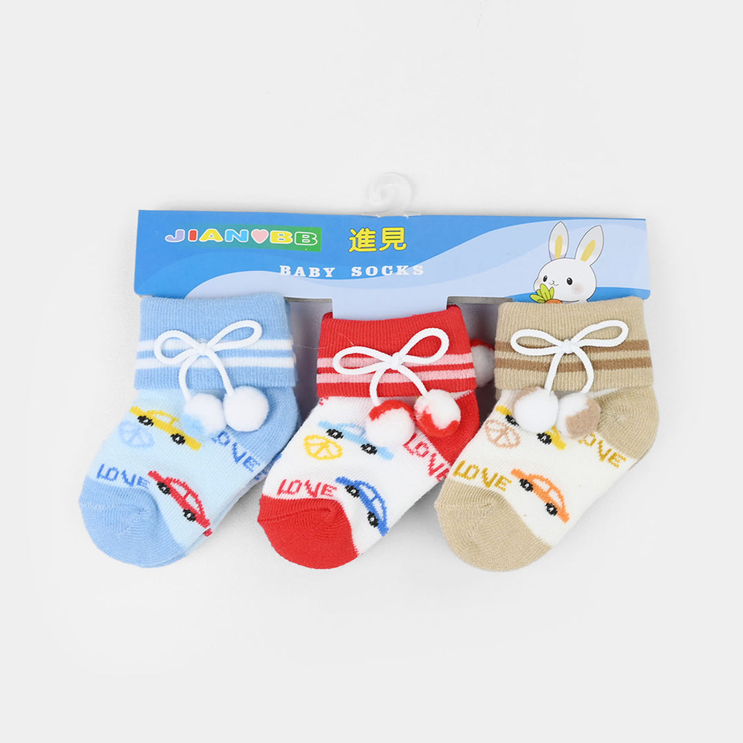 BABY SOCKS PACK OF 3 | 6-12M