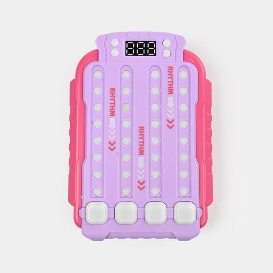 Rhythm Game Machine Quick Push Pop Game with Music and Lights