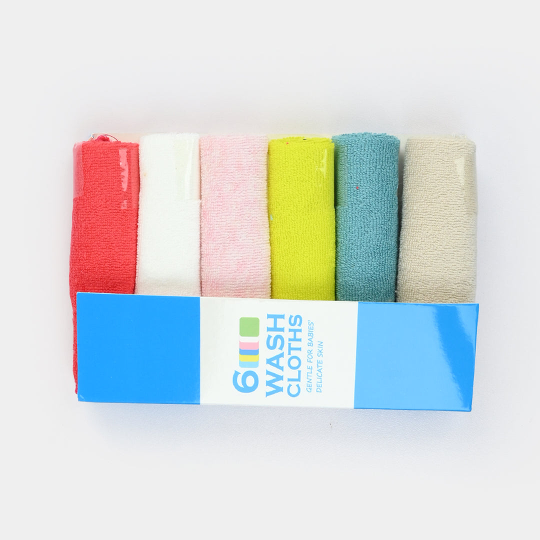 Forever Baby 6Pcs Washcloths Set