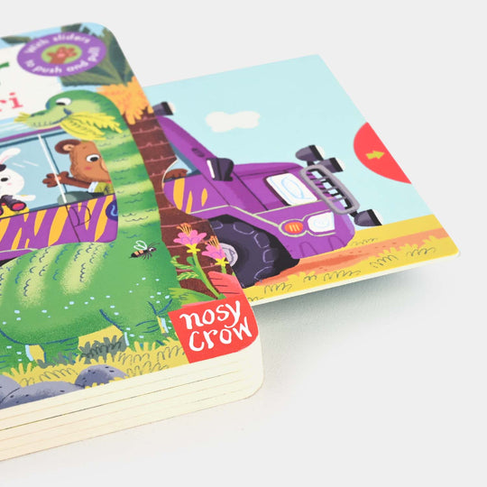 Lizzy Bear Dinosaur Safari Story Book With Slider Tabs