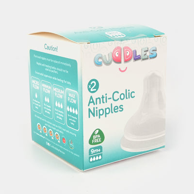 Cuddles Anti-Colic Nipple 9M+