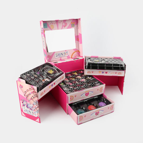 Storage Box Nail Art Makeup Set For Kids