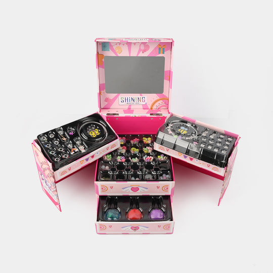 Storage Box Nail Art Makeup Set For Kids