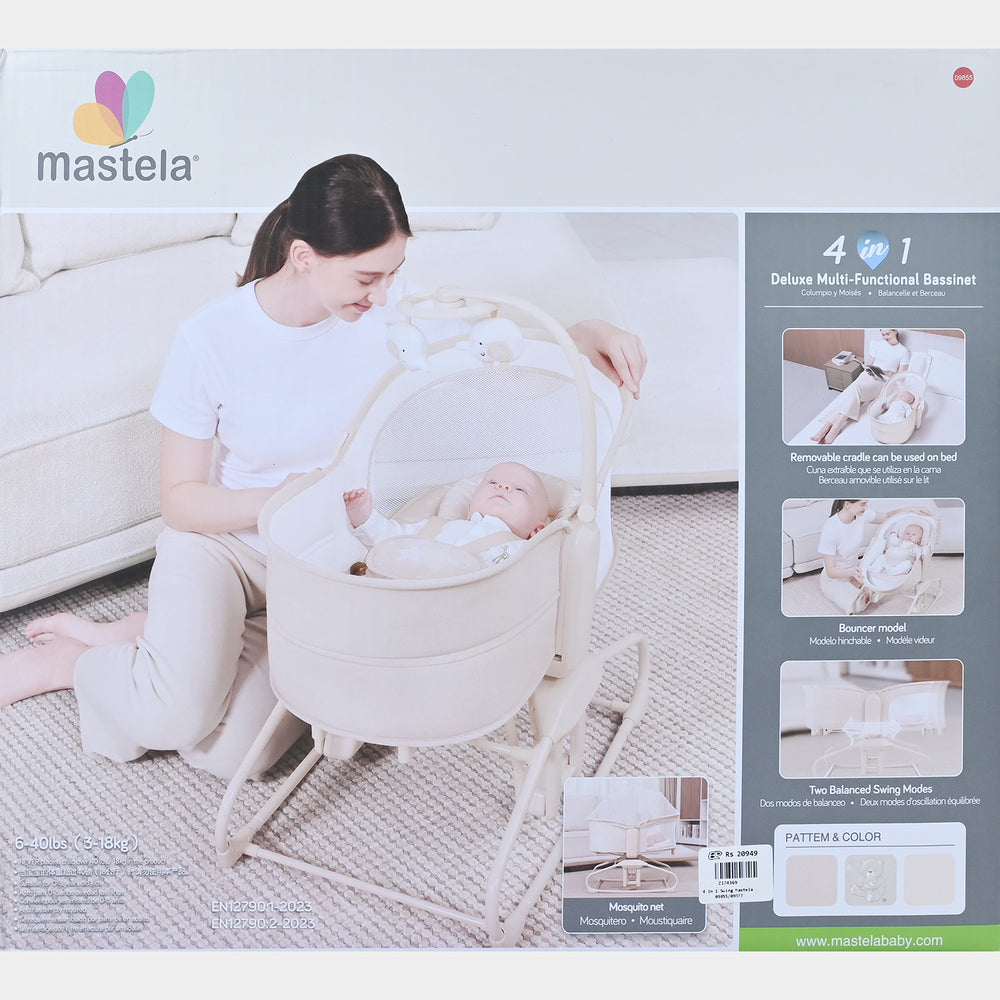 4 in 1 Deluxe Multi-Functional Bassinet/ Baby Swing