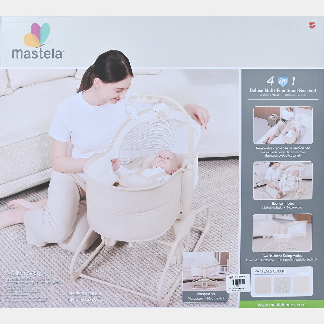 4 in 1 Deluxe Multi-Functional Bassinet/ Baby Swing