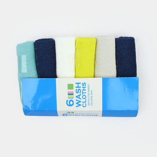 Forever Baby 6Pcs Washcloths Set