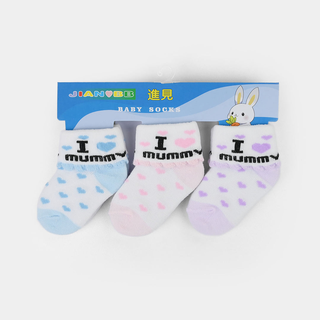 BABY SOCKS PACK OF 3 | 6-12M